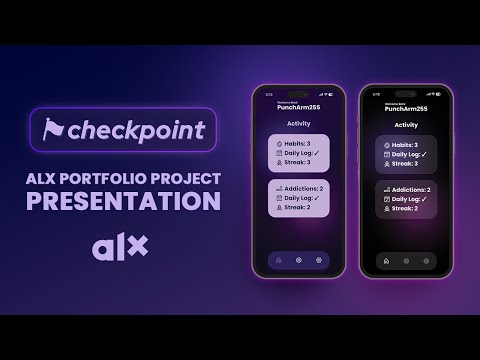 Checkpoint App - #ALX Portfolio Project Presentation