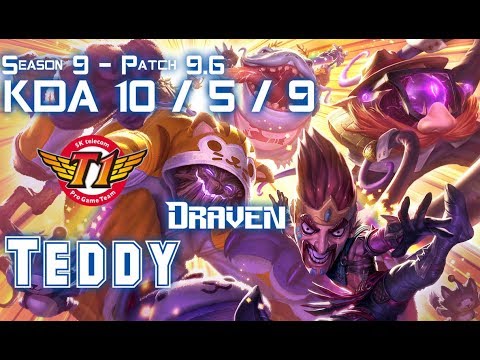 SKT Teddy DRAVEN vs LUCIAN ADC - Patch 9.6 KR Ranked