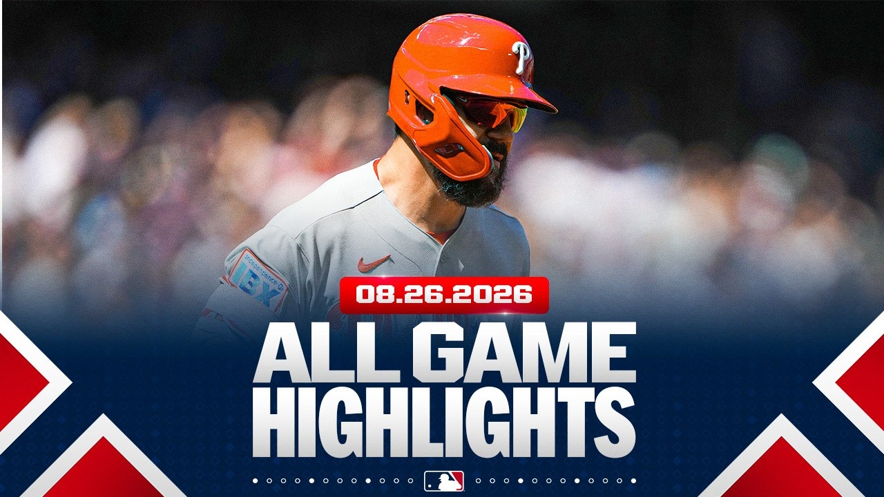 Highlights from ALL GAMES on 8/26 (Kyle Schwarber's 40TH HOMER and MORE!)