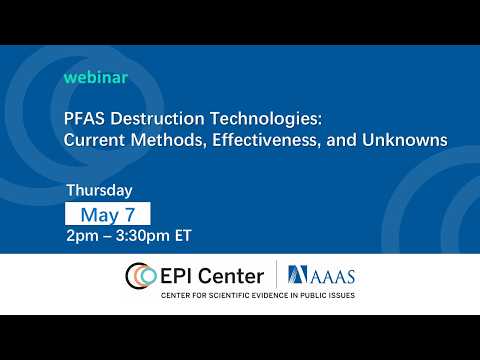 PFAS Destruction Technologies: Current Methods, ...