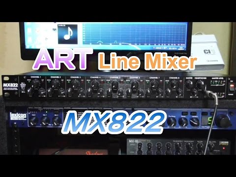 Демонстрация микшерного пульта ART MX822