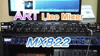 Video thumbnail for 機材紹介 ミキサー ART MX822 ちょこっとだけレビュー 録音機材 エフェクター DTM by おさかな大将のおもちゃ箱