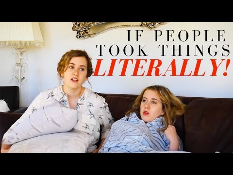 If People Took Things Literally! | Casually Twins