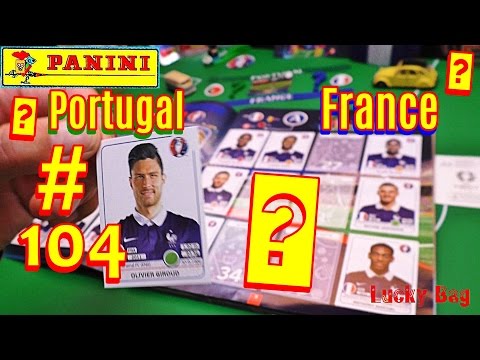 PORTUGAL FRANCE FINALE RESPECT PANINI UEFA EURO 2016 Frankreich OFFICIAL STICKER ALBUM EM 10 ? #104