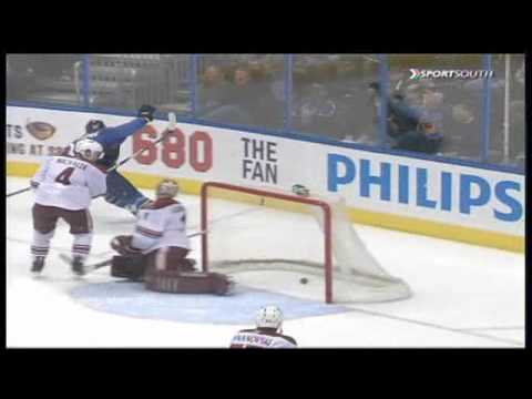 Nik Antropov Nice Goal vs Coyotes 3/14/2010