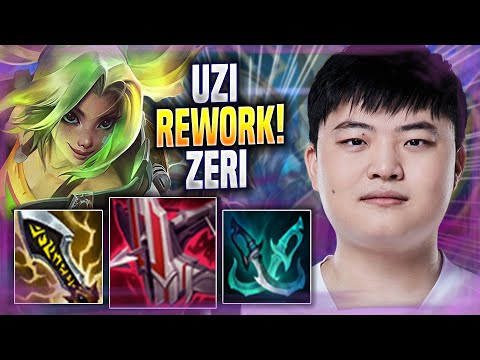 UZI TRIES NEW ZERI REWORK! - Uzi Plays Zeri ADC vs Senna! | Season 2022