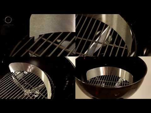 Moesta-BBQ SmokingBande - so wird sie platziert.