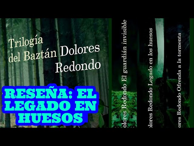 Vídeo relacionado con Legado en los huesos (novela gráfica): Basado en la novela de Dolores Redondo (Adaptaciones literarias)