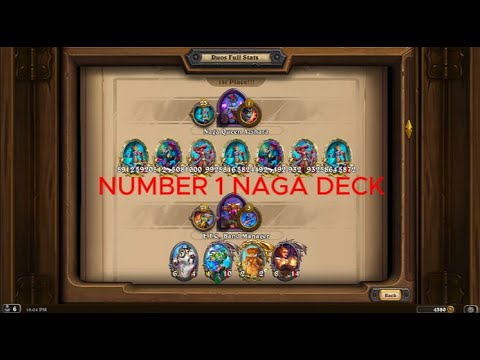 These Two Buddies Make The Naga Deck SO BROKEN | Hearthstone Battlegrounds