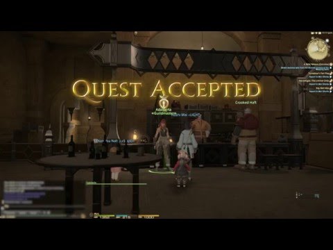 FFXIV Miner (MIN) Job Quest: Level 30 - Obsidian Race