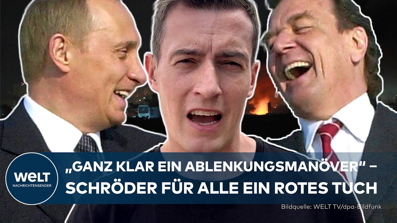 UKRAINE-KRIEG: Putins cleverer Schachzug ‒ Schröder sorgt für Wirbel und lenkt von Front-Stress ab