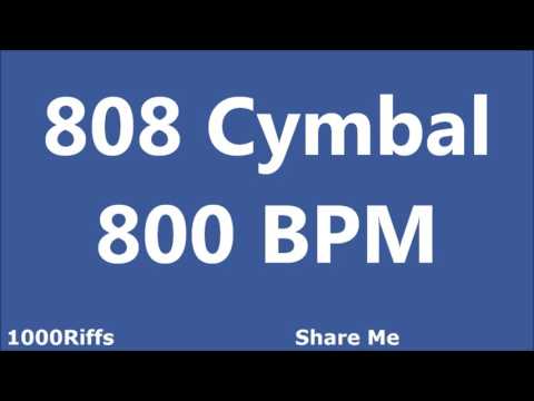 808 Cymbal Metronome : 800 BPM