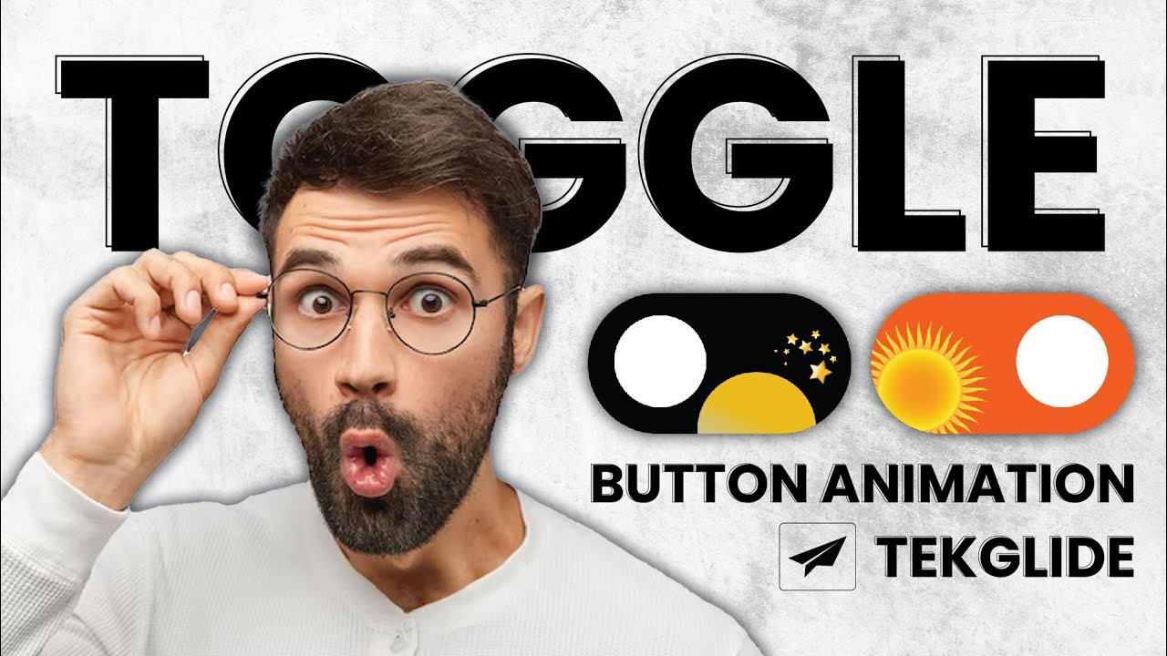 Design Toggle Button Animation | Light & Dark Mode | Figma Tutorial | Tekglide