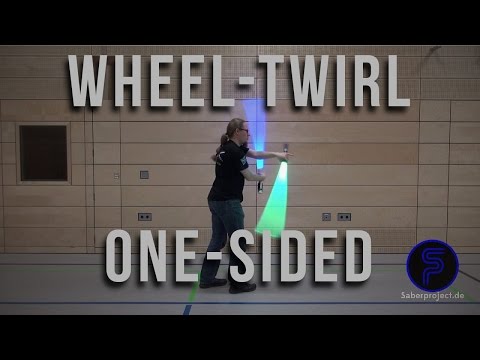Radwirbel einseitig - Whirl-Twirl one-sided - Dual Lightsaber Trick