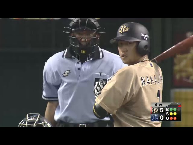 【4回表】元獅子コンビで追加点!! バファローズ・中島 粘り勝ちタイムリー&ヘルマン好走塁!! 2015/7/8 L-Bs