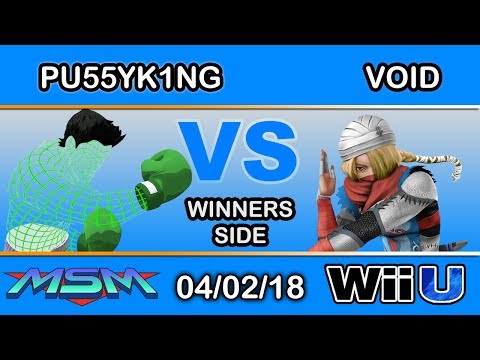 MSM 140 - pu55yk1ng (Little Mac) Vs. CLG | VoiD (Sheik) Winners Side - Smash 4