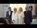 The Members Of ABBA Receiving Their Special Swedish Knighthoods In Stockholm : (31st May 2024).