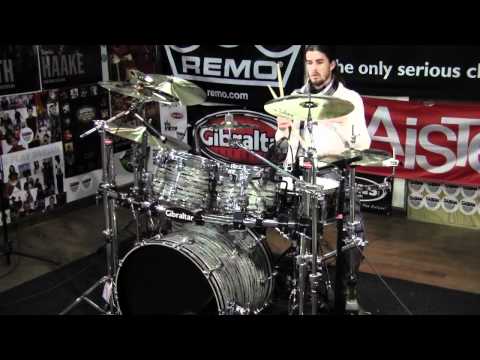 Greenbrier Percussion - Ludwig Mint Oyster Keystone Drum Kit Demo