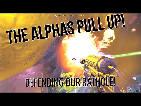 Shadow Cave Drops A Tek FOB On Our Rathole! Solo Base Defense! ep.10 -Small Tribes PVP - ARK