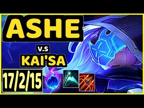 JAVAAA (ASHE) vs KAI'SA - 17/2/15 KDA BOTTOM ADC GAMEPLAY - EUW Ranked GRANDMASTER