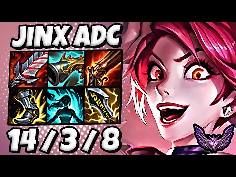 Jinx vs Aphelios [ ADC ] Lol Korea Master Patch 25.8 ✅