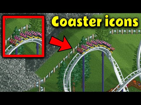 Where do the Coaster Icons in RCT2 come from?
