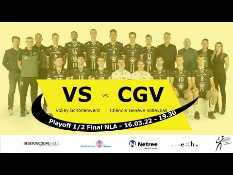 Volley Schönenwerd vs. Chênois Genève Volleyball, Playoff 1/2 Final, 16.03.2022, 19.30 Uhr