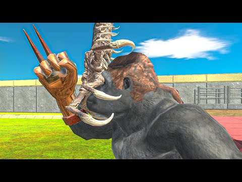 New Alien Team vs Goro Team - Animal Revolt Battle Simulator