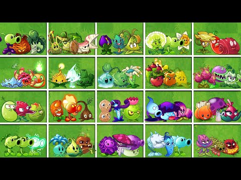 PVZ 2 - Random 20 Team, 3 Plants Each! - Which Team Will Win? - PVZ 2 Plant vs Plant
