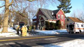 preview picture of video 'House Fire in Rush NY on 12/12/09'