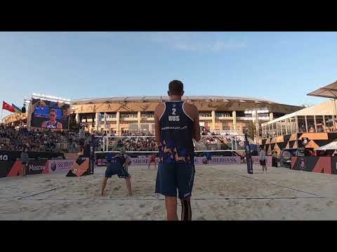 Mol.A/Sørum (NOR) vs. Semenov/Leshukov (RUS) Final Game CEV European Championships 2019 (UNEDITED)