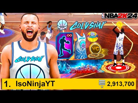 STEPHEN CURRY BUILD DOMINATES *NEW*  COLDSNAP EVENT on NBA 2K24! UNLIMITED BOOSTS + ALL CLOTHING!