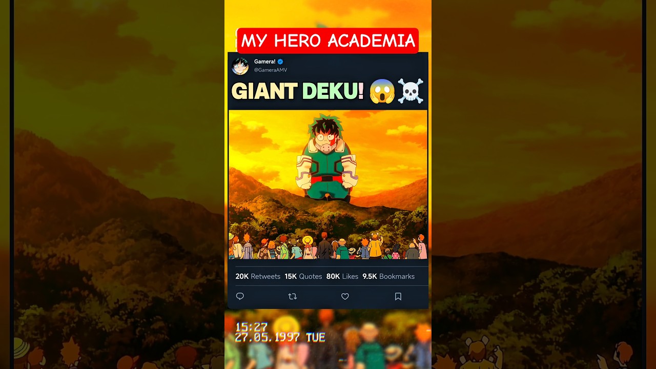 GIANT DEKU APPEARS! 😱☠️ | #myheroacademia #edit #mha #amv #anime