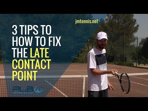3 Tennis Tips To How To Fix The Late Contact Point On Your Forehand