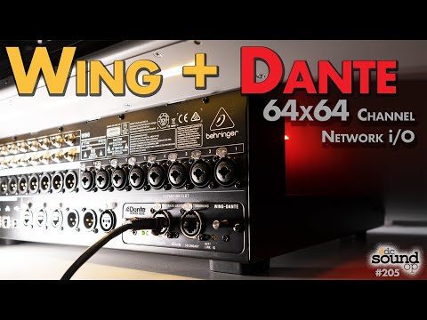 Behringer Wing | Dante Network Expansion Card - 64x64 Audinate Brooklyn 2 Upgrade