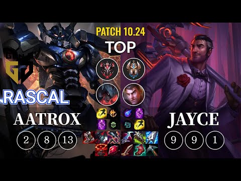 GEN Rascal Aatrox vs Jayce Top - KR Patch 10.24
