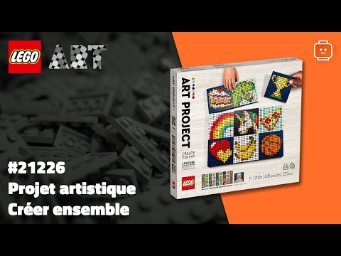 Vidéo LEGO Art 21226 : Projet artistique - Créer ensemble