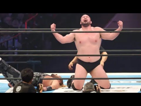 【新日本プロレス】ウルフ・アーロンがデビュー戦でNEVER王座を獲得！坊主頭で登場し、EVILを逆三角絞めでノックアウト！