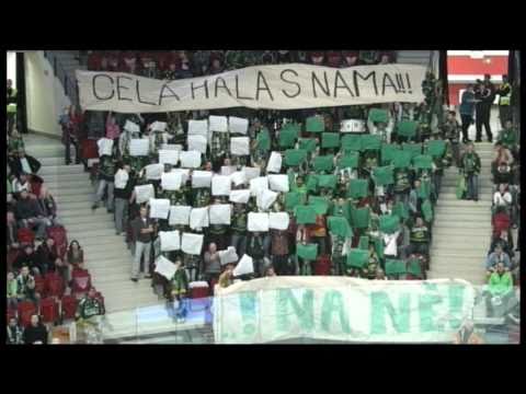 sestřih zápasu Liberec - K.Vary a slavnostního vhození