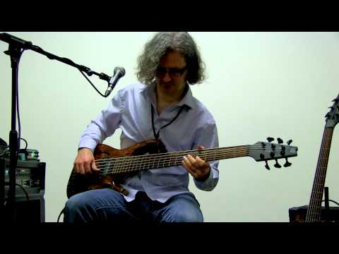 Steve Lawson solo bass cover of Lionel Richie's 'Hello' @ London Bass Guitar Show 2012