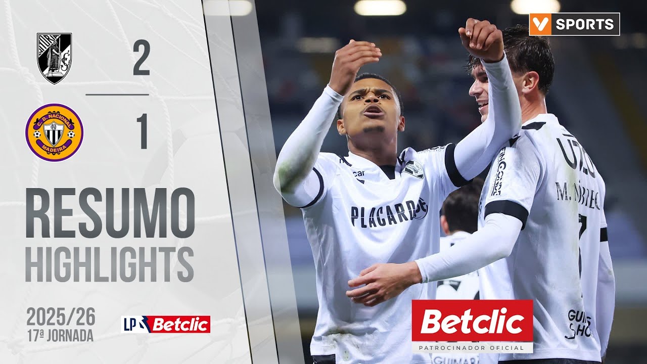 Watch Vitoria Guimaraes vs Nacional Highlights Season 2025/2026
