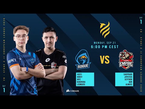 Rogue vs Team Empire // Rainbow Six European league 2020 - Stage 2 - Playday #1