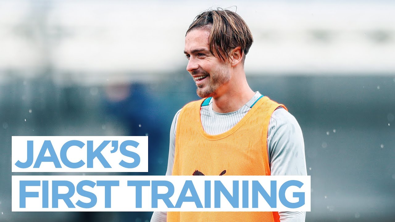 JACK GREALISH | FIRST MAN CITY TRAINING SESSION