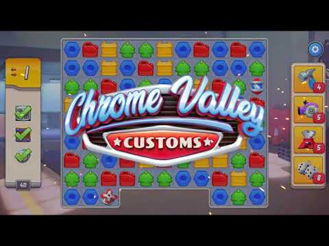 Chrome Valley Customs Level 411 - NO BOOSTERS GAMEPLAY + FULL STORY 🚘🔧 | SKILLGAMING ✔️