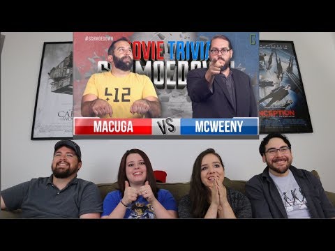 Macuga VS McWeeny REACTION - Movie Trivia Schmoedown