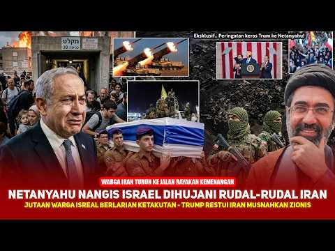 ISRAEL RATA DENGAN TANAH! Jeritan Kaum Zionis masuk Bunker terdengar, Iran ancam Netanyahu sadis