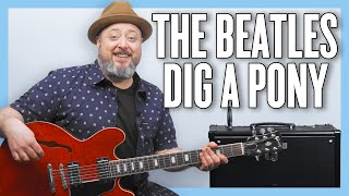 The Beatles Dig A Pony Guitar Lesson + Tutorial