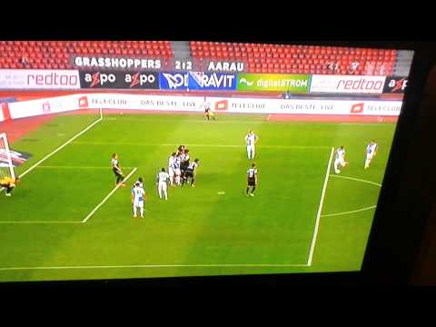 Izet Hajrovic super goal für den Bosnier Grasschopper Zürich gegen Aarau 2013