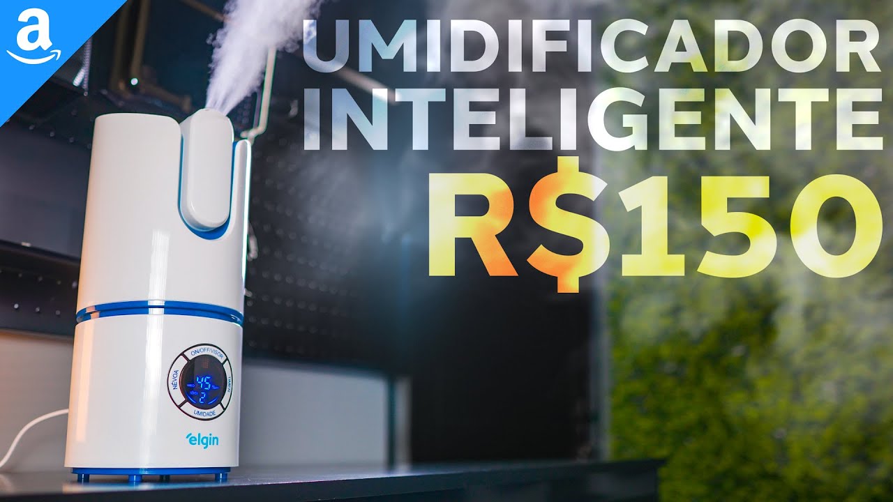 Umidificador Smart com Sensor de Umidade e Temperatura! Ótimo Preço e No Brasil! A melhor opção!