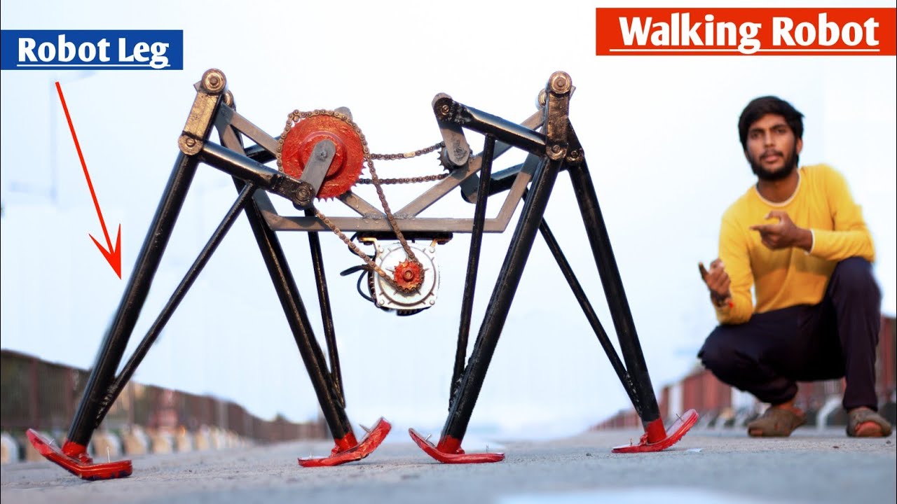 How to make 4 Leg Walking Robot at home || DIY ROBOT @CreativeScienceOfficial